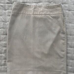 The Limited Beige Pencil Skirt